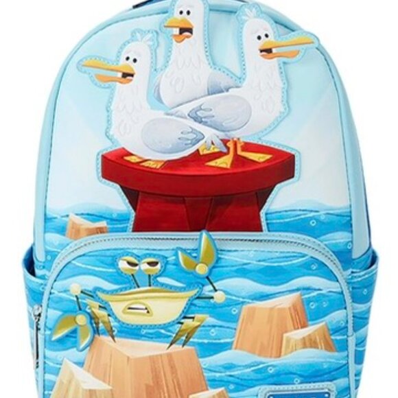 BACK IN STOCK! Loungefly Pixar Finding Nemo Mine Mine Mine TALKING Mini Backpack - Picture 5 of 5